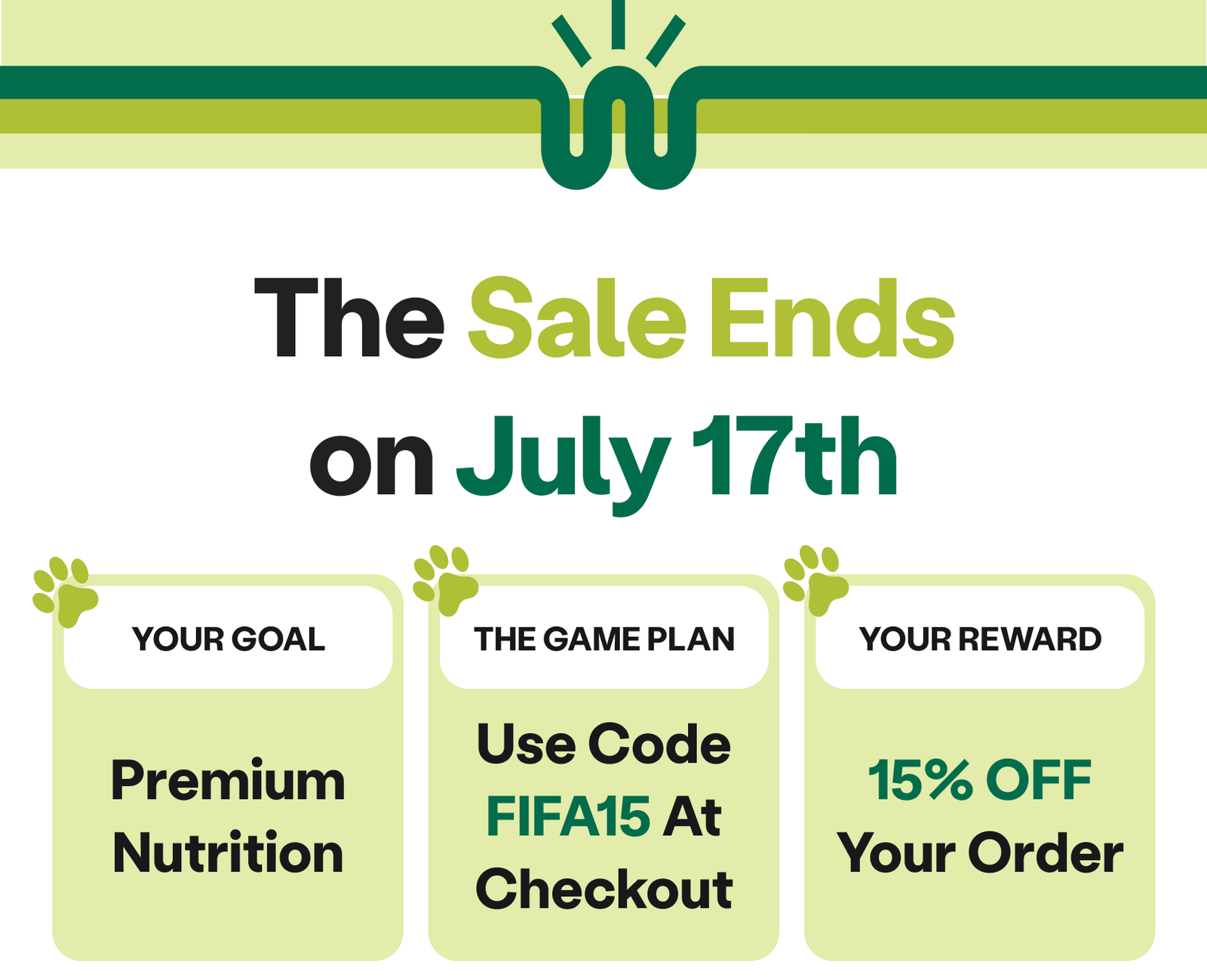 The Sale Ends on July 17th 