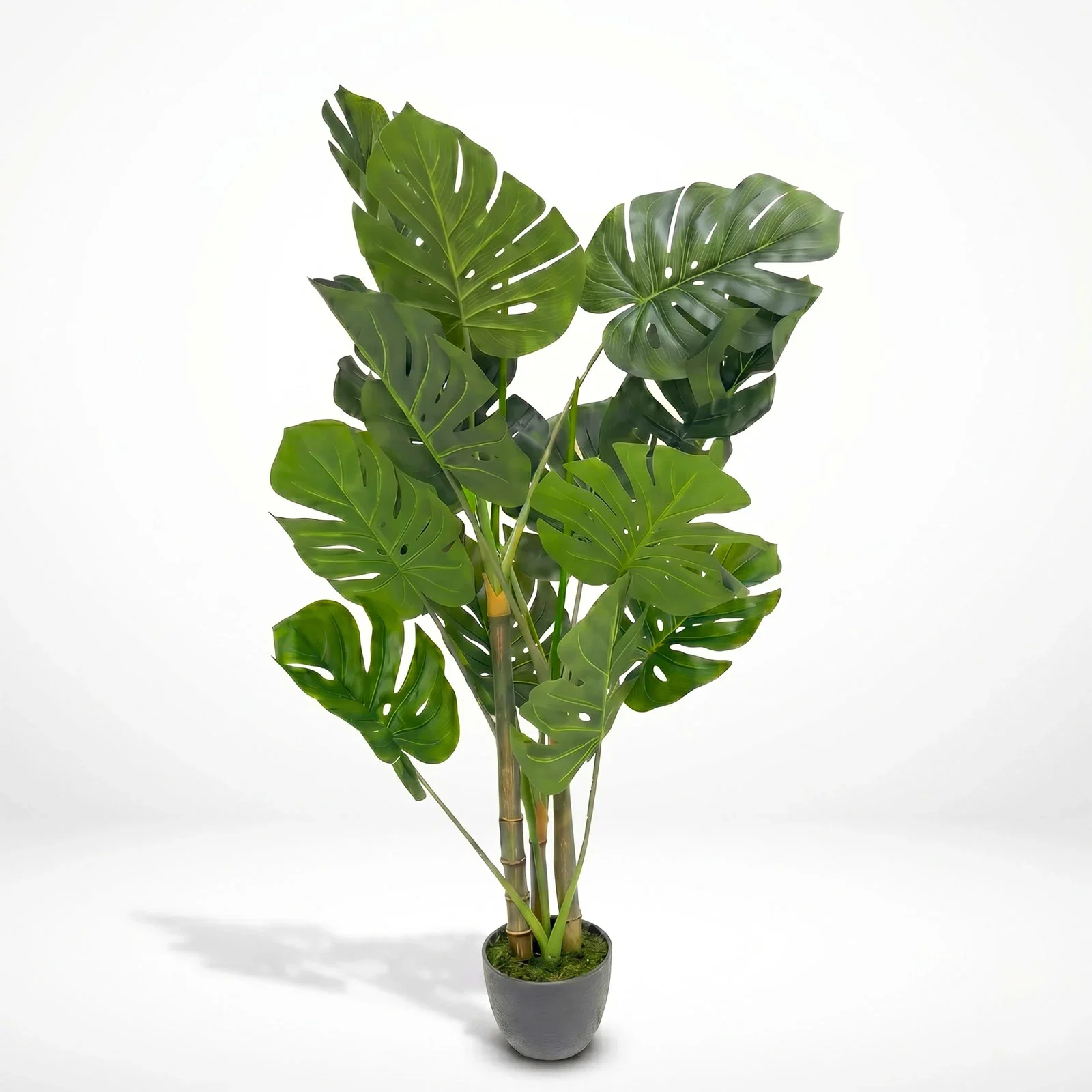 Image of Artificial Monstera Tree, 100cm, Large Faux Swiss Cheese Plant