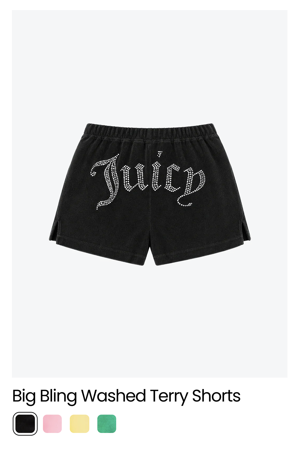 Big Bling Washed Terry Shorts