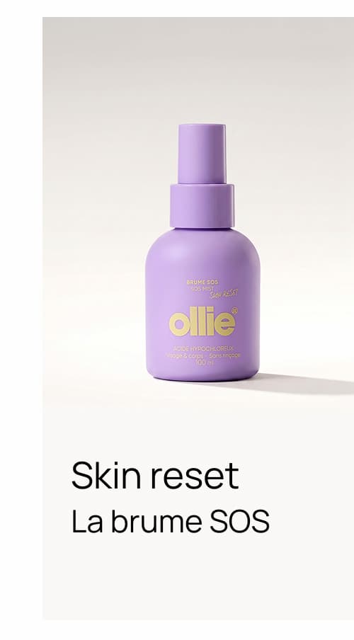 La brume SOS Skin reset