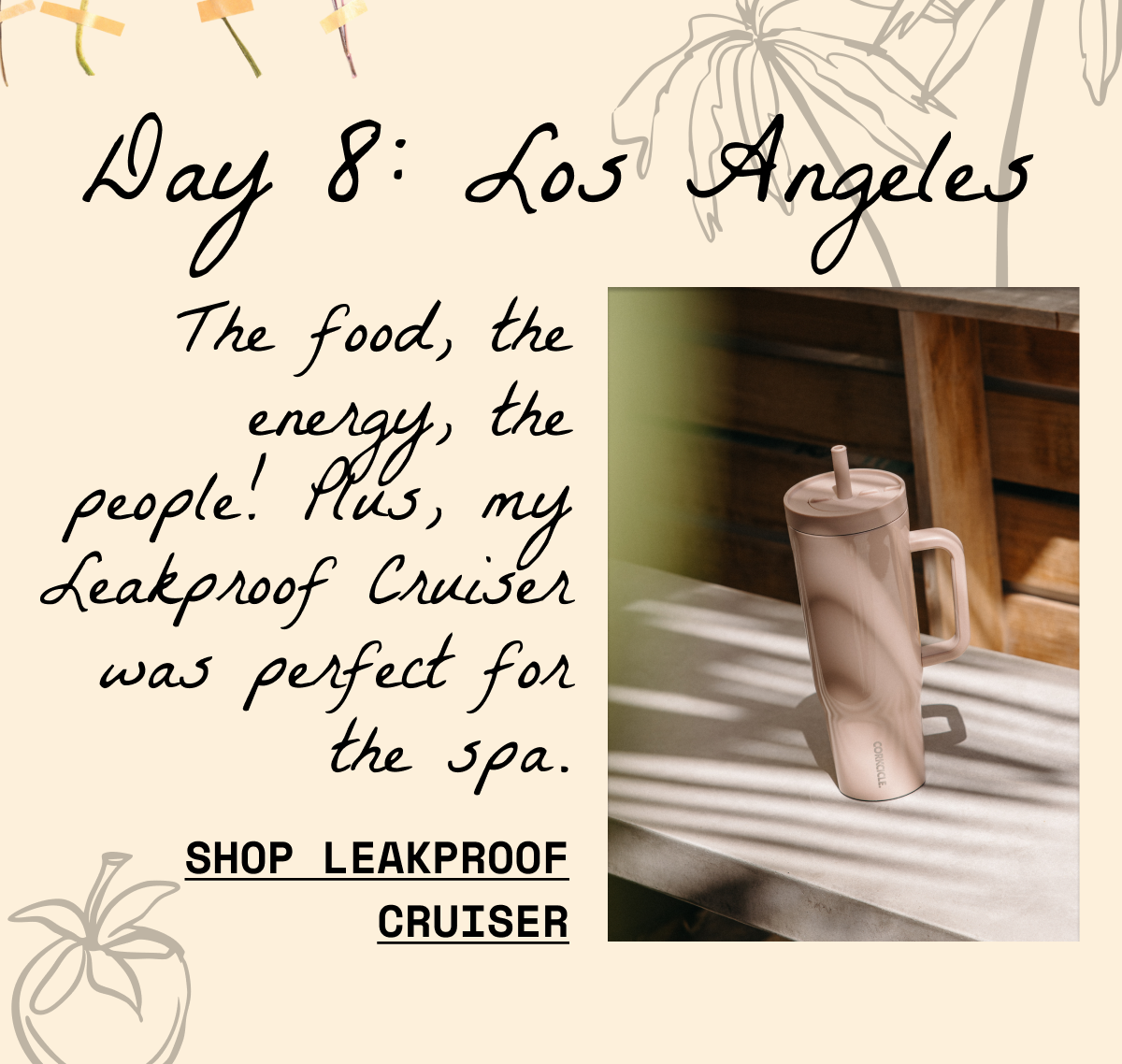 Shop Leakproof Cruiser - perfect for a spa day
