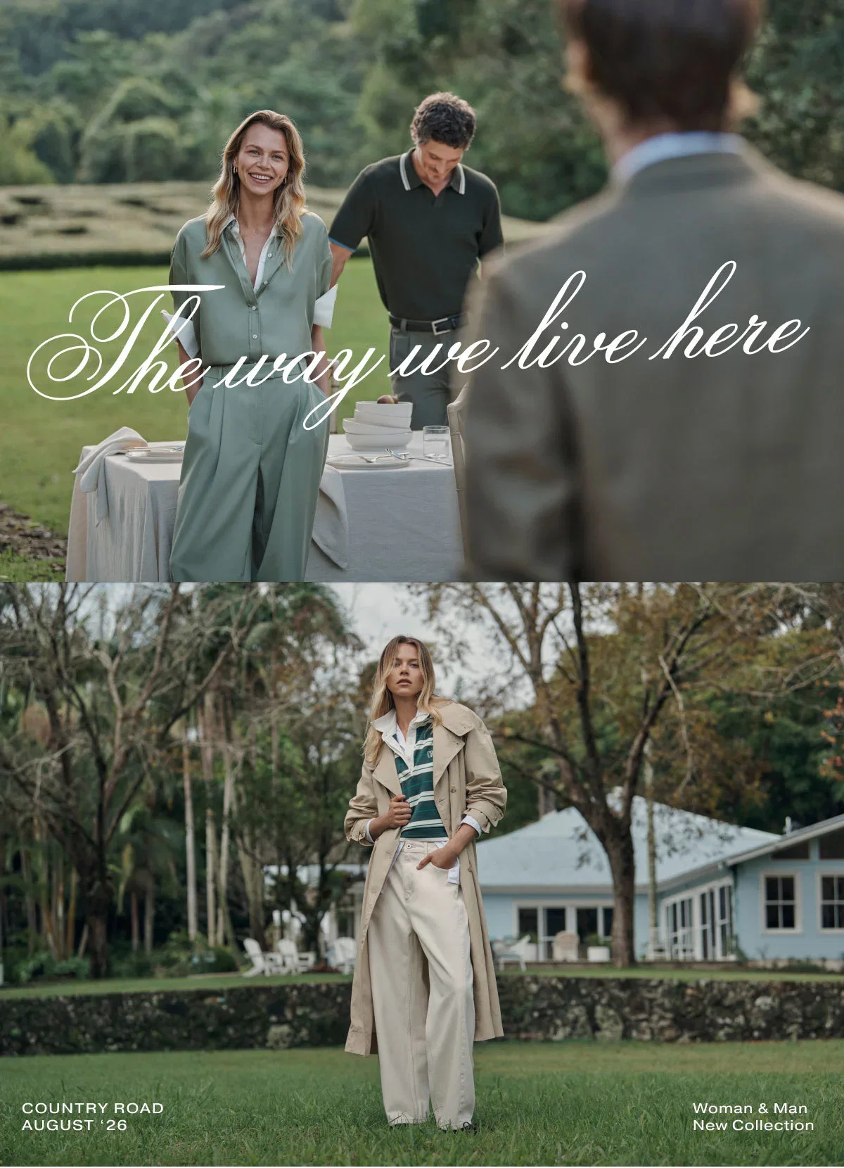 The way we live here | COUNTRY ROAD August '26 Woman & Man New Collection