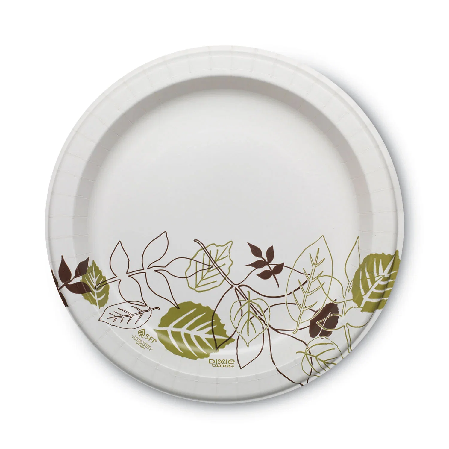 Image of Dixie® Pathways Soak Proof Shield Heavyweight Paper Plates, 10 1/8", 125/Pack (DXESXP10PATHPK) (DXESXP10PATHPK)