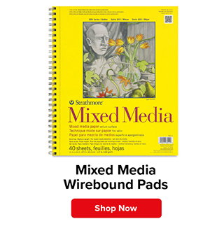 Mixed Media Wirebound Pads