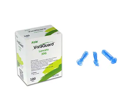 Able® Vivaguard® Phlebotomy Lancet, 100/BX