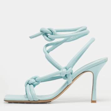 Size 40 Blue Leather Knotted A