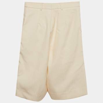 Saint Laurent Cream Striped Wo