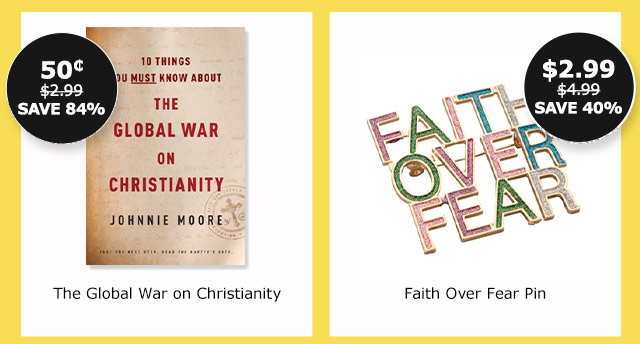 The Global War on Christianity | Faith Over Fear Pin