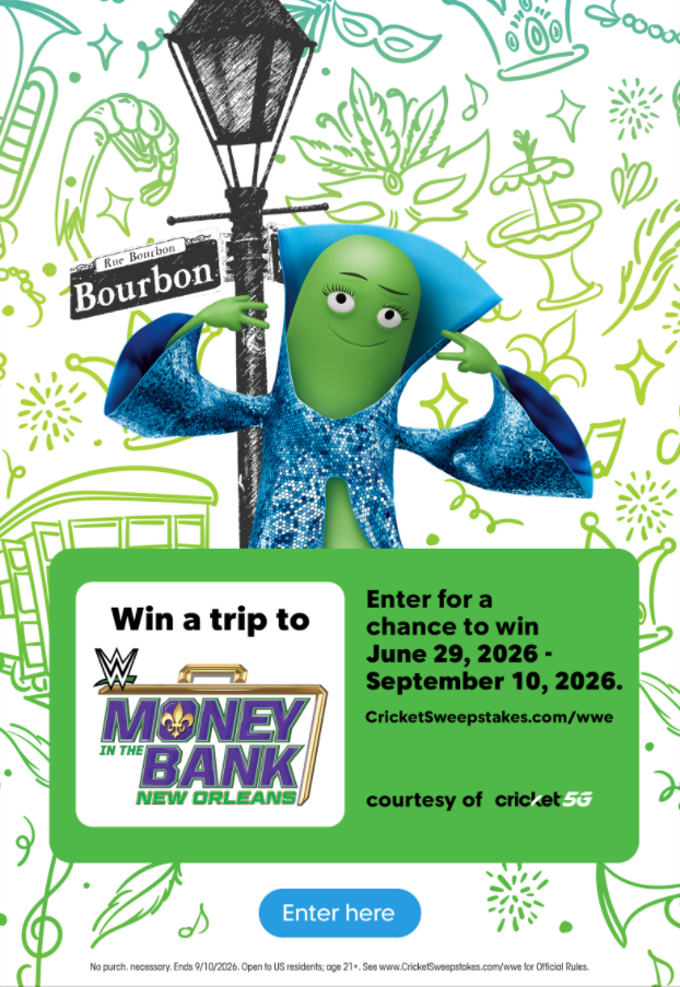 Cricket Money in the Bank Sweepstakes