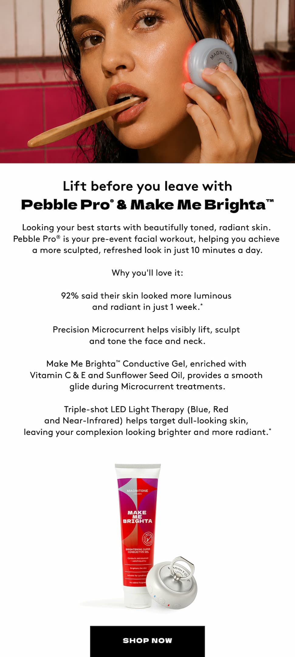 pebble pro and make mr brighta