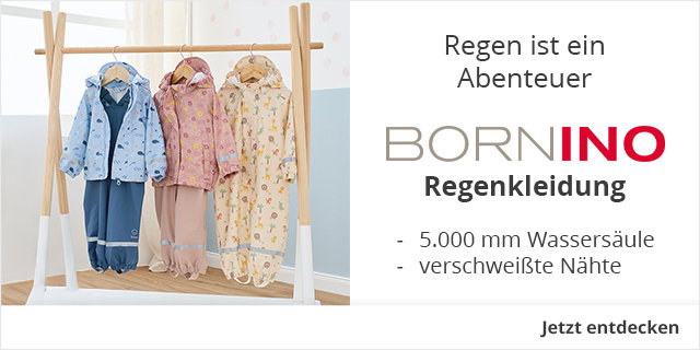 Regen ist ein Abenteuer - BORNINO Regenkleidung - 5.000 mm Wassersäule - verschweißte Nähte - Jetzt entdecken!