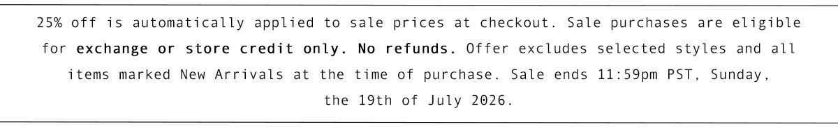 SHOP 25% OFF