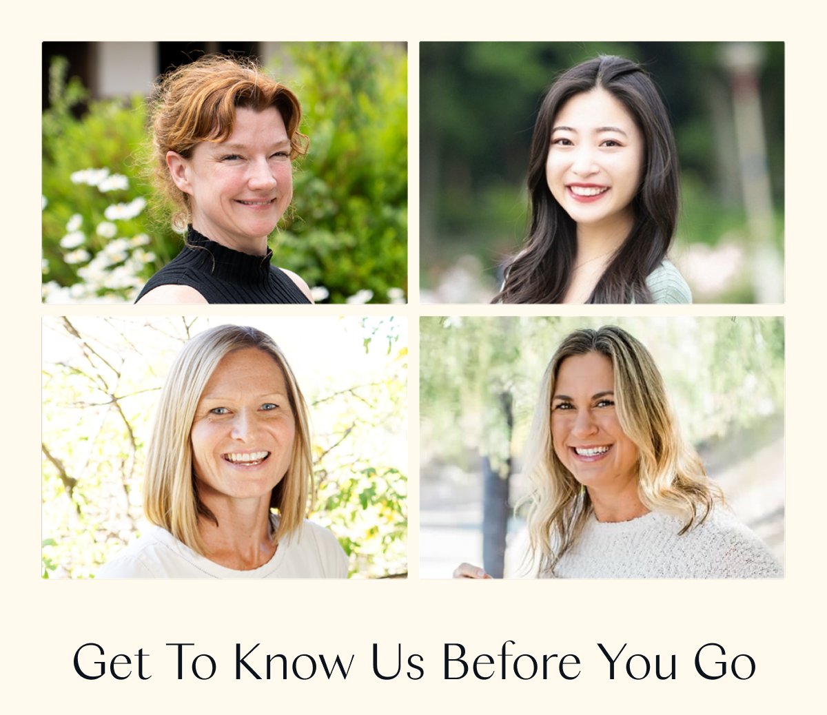 Get To Know Us Before You Go