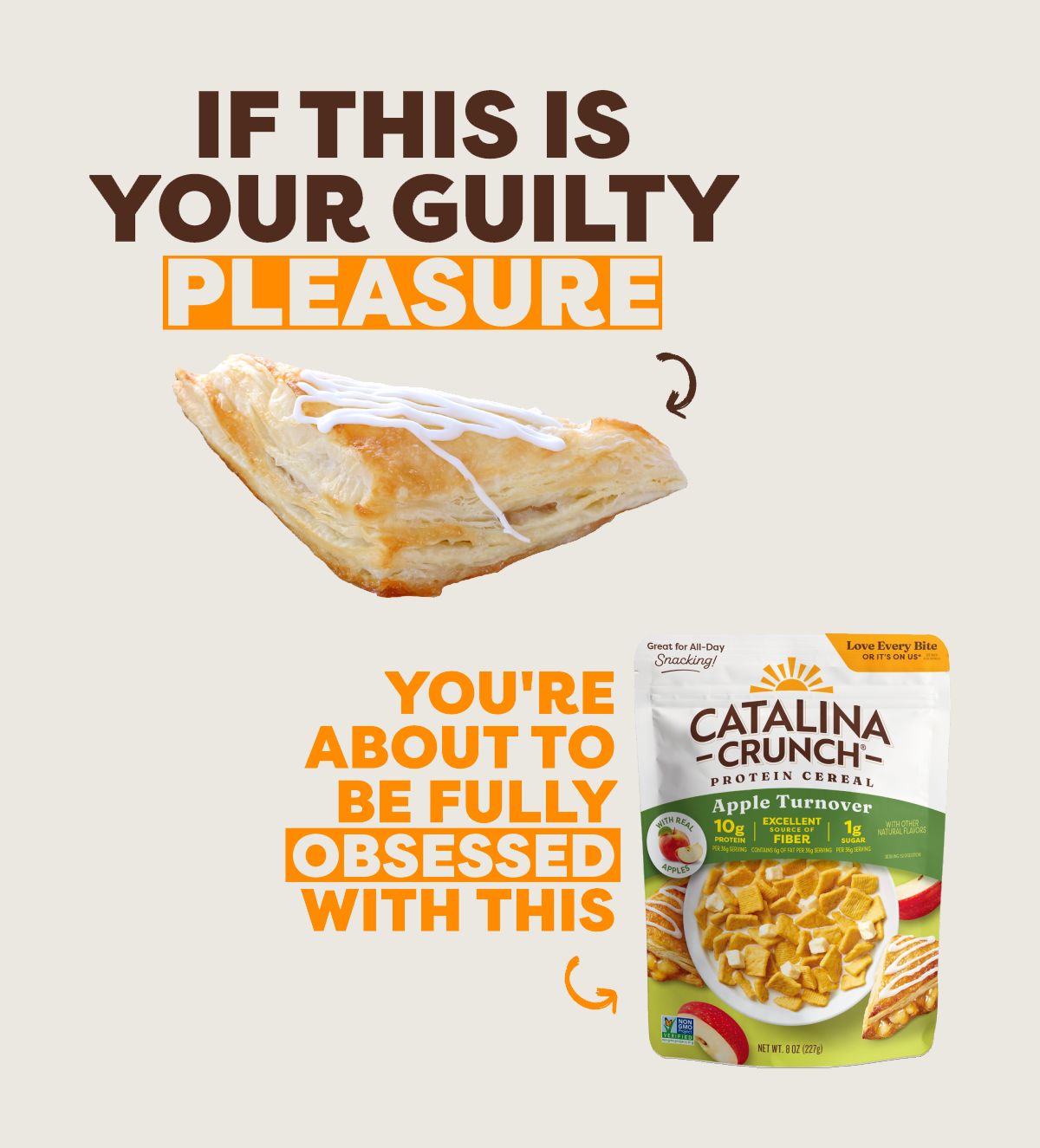 Apple Turnover Protein Cereal