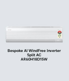 Bespoke AI WindFree Inverter Split AC AR60H18D15W