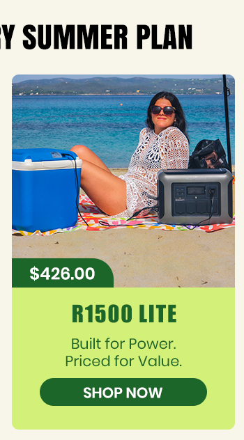 R1500 LITE Portable Power Station | 1600W 1056Wh