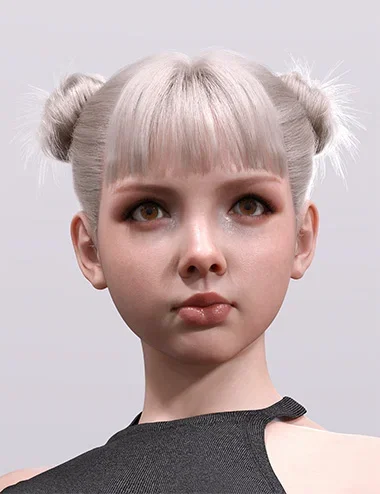 dForce AK Adorable Hair for Genesis 9