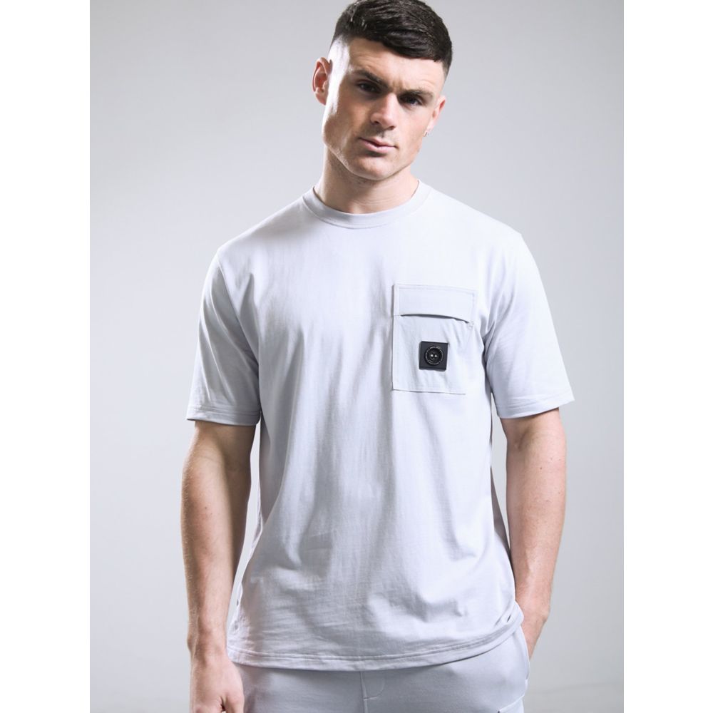 Image of Oceanic Grey Kyoto Pocket T-Shirt