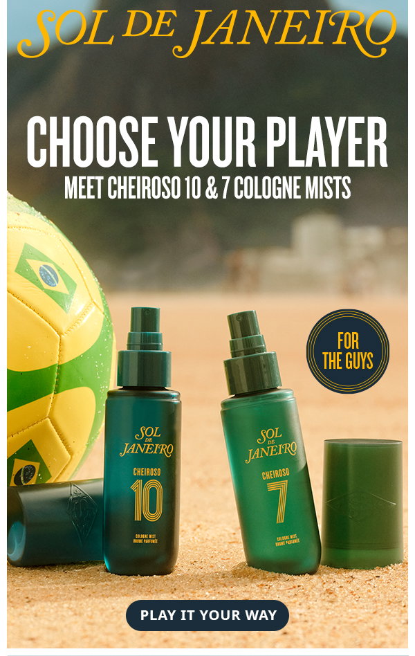 Choose Your Player. Meet Cheiroso 10 & 7 Cologne Mists - PLAY IT YOUR WAY