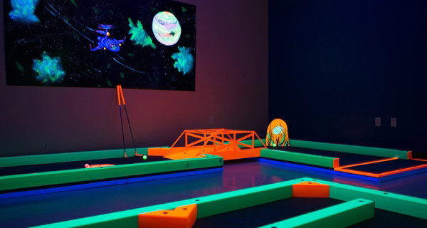 Glow-in-the-Dark Mini Golf Deals - Three Rounds for One to Six Players in NY