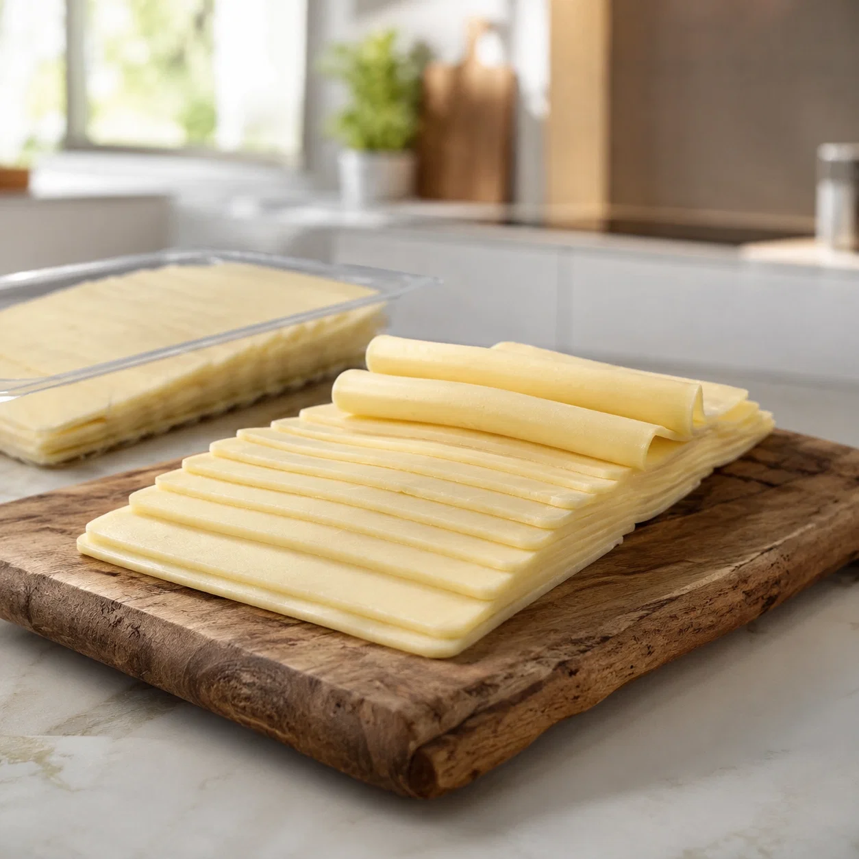 Kaas gesneden foliekaas 48+ 5 x 1 kg