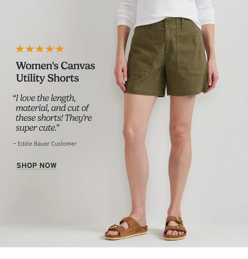 Women's Canvas Utility Shorts
