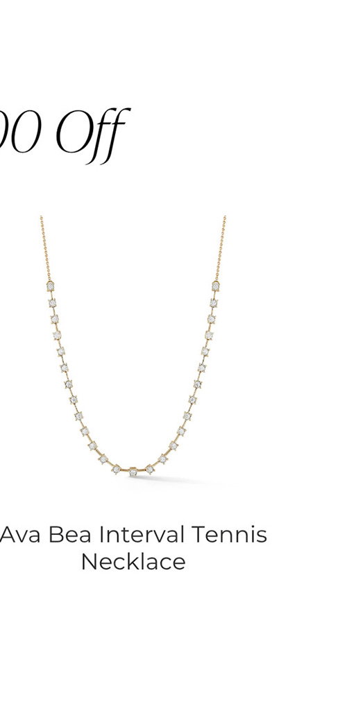 Ava Bea Interval Tennis Necklace