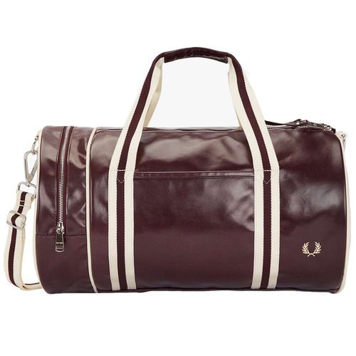 Fred Perry Classic Barrel Bag - Oxblood