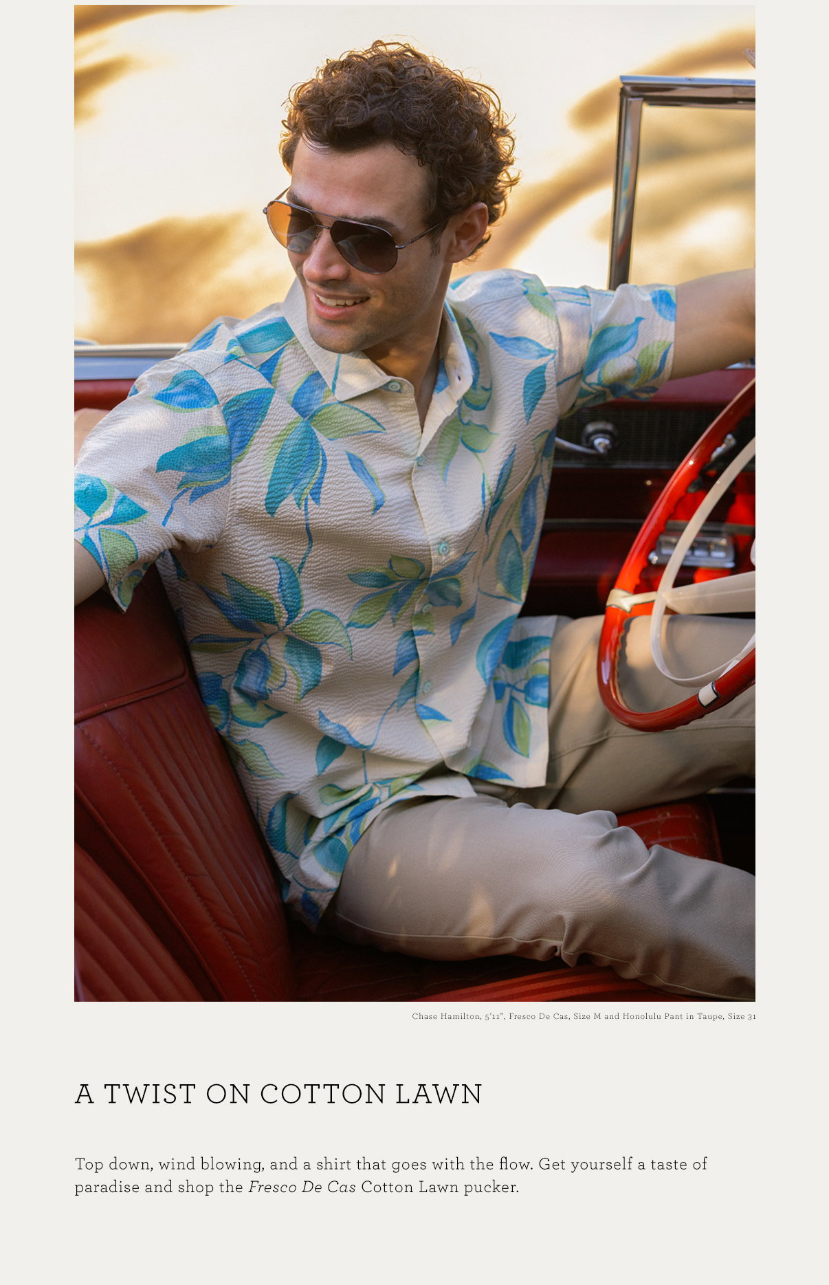 A Twist On Cotton Lawn