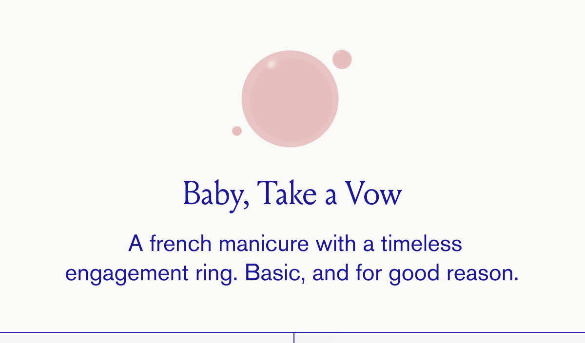 Baby, take a vow