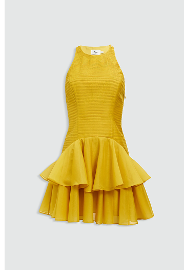 Radiate Pleated Mini Dress