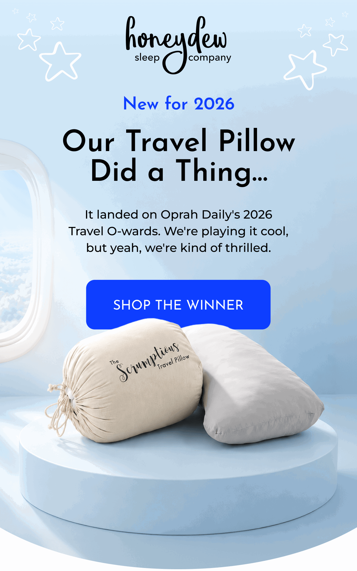 Our Travel Pillow Did a Thing…