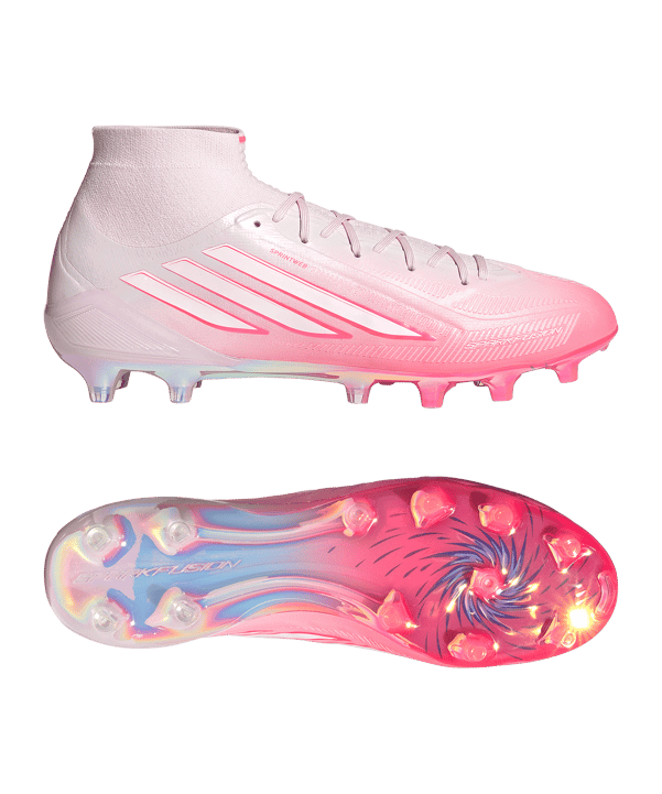adidas F50 Sparkfusion Elite Mid Cut FG/AG Chaos vs Control Damen Rosa
