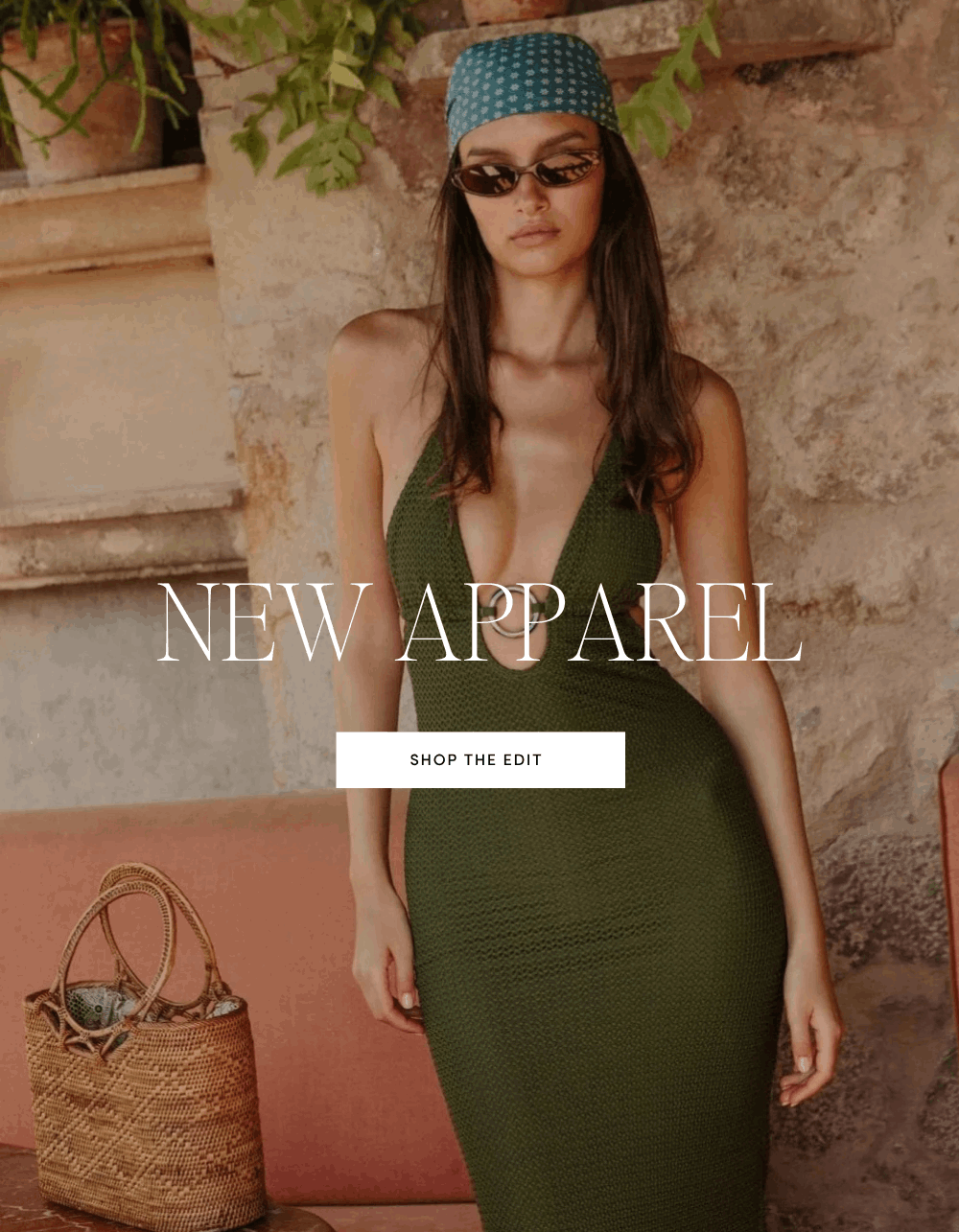 Olive Crochet Emma Maxi Dress