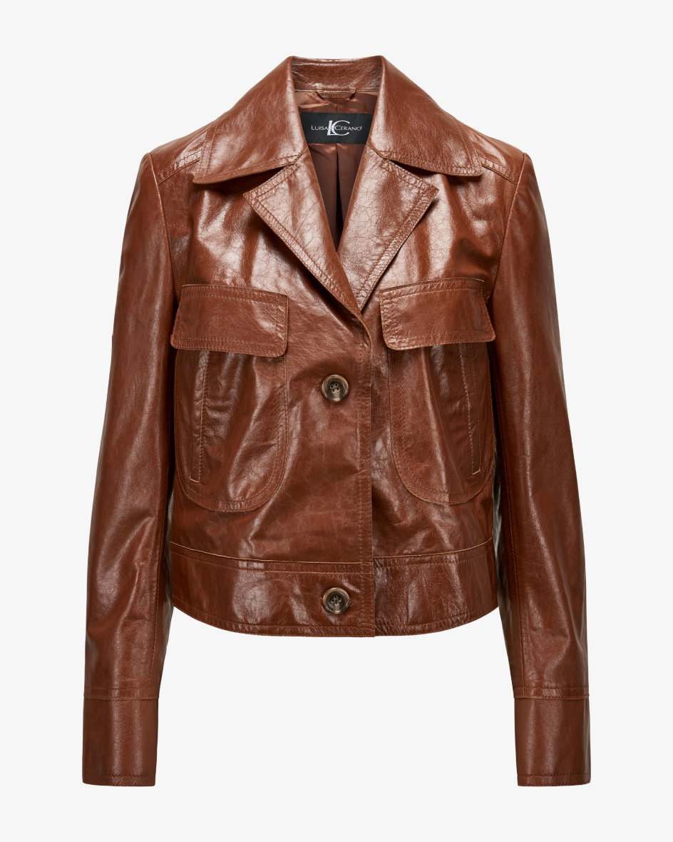Lederjacke