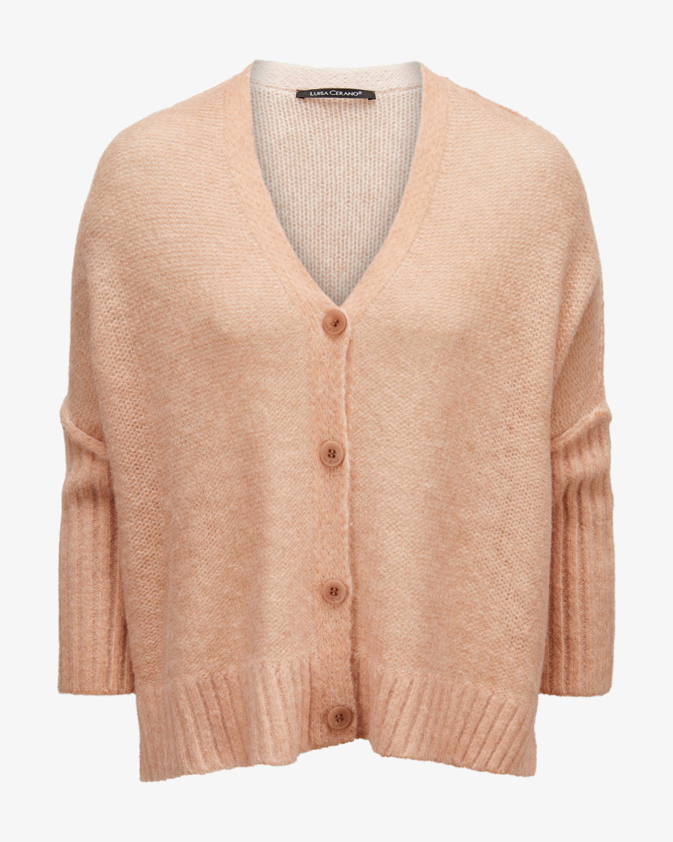 Strickjacke aus Alpaka-Woll-Mix