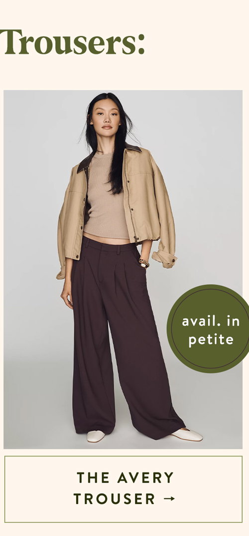 Avery Trouser > 