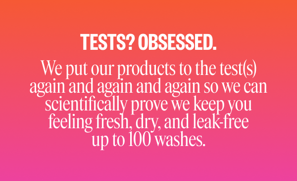 Tests? Obsessed.
