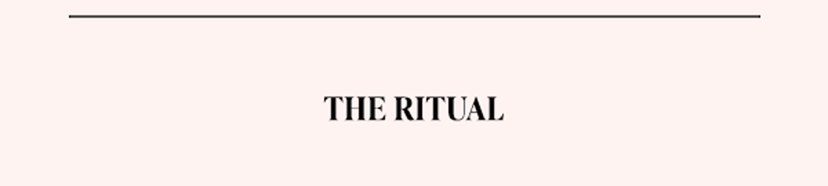 Section heading introducing the three-step Vitamin C body-care ritual.