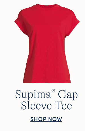 Supima Cap Sleeve Tee