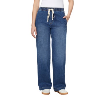 Buffalo Women's Wide Leg Pull-On Jean