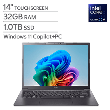 Acer Aspire 14-inch AI Copilot+ PC with Intel Core Ultra 9 Processor
