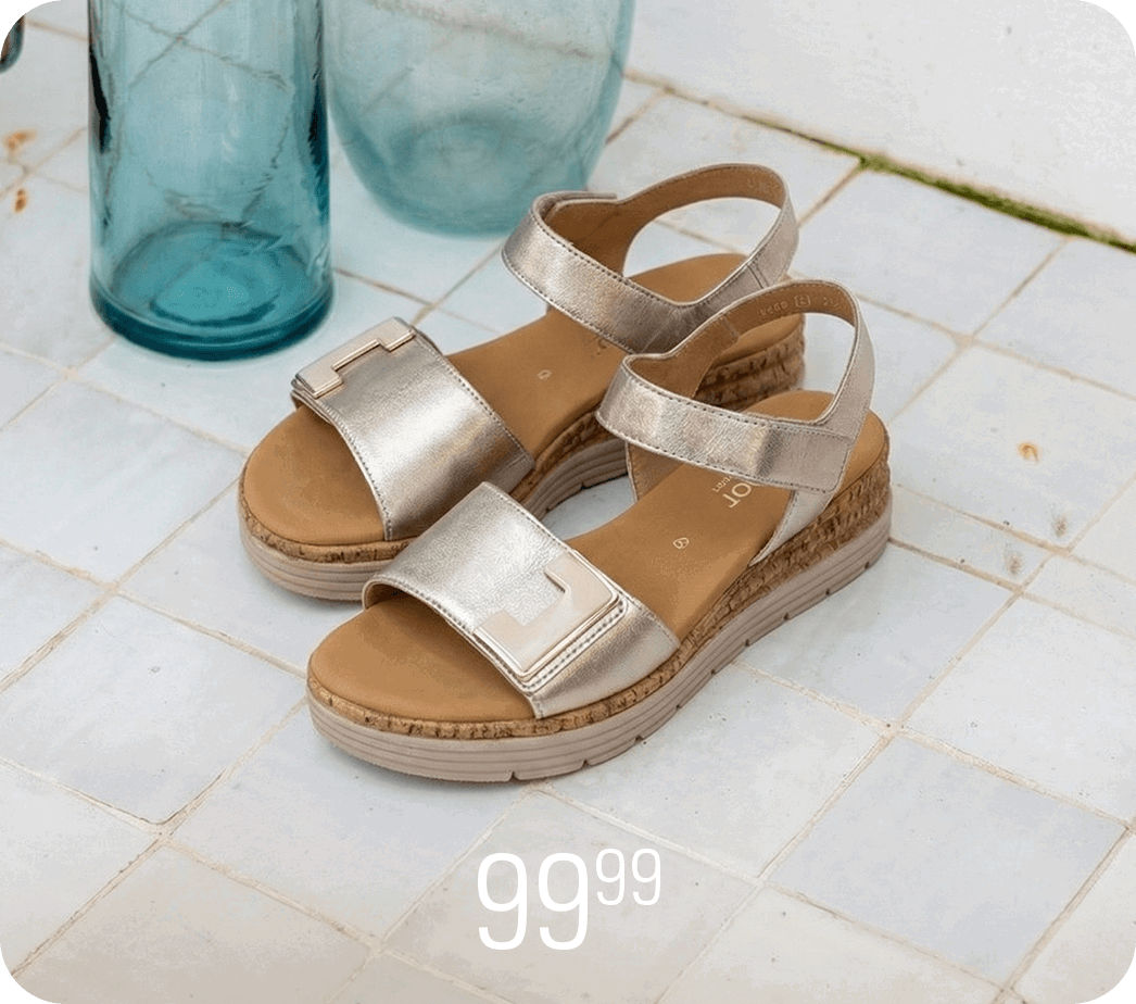 Gabor Sandalen Plat