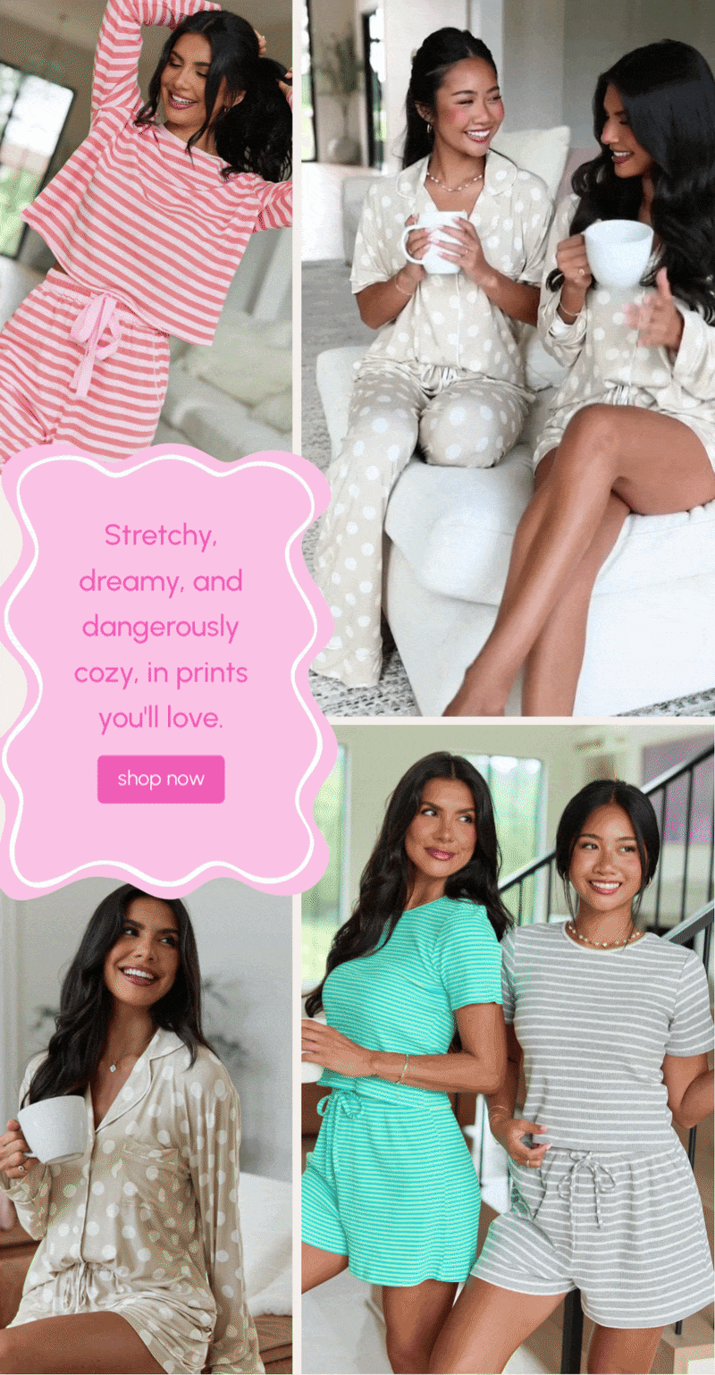 stretchy, dreamy, and dangerously cozy in prints you'll love