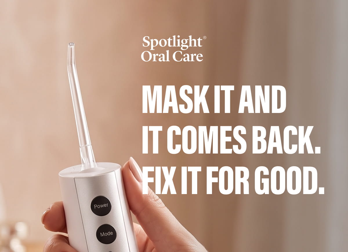 Mask it and it comes back. Fix it for good.