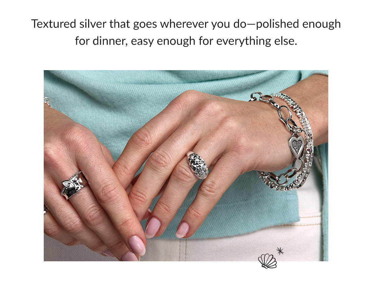 Textured Silver