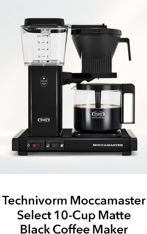 Technivorm Moccamaster KBGV Select 10-Cup Matte Black Coffee Maker