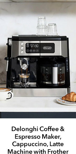 elonghi All-In-One Coffee & Espresso Maker, Cappuccino, Latte Machine With Advanced Milk Frother