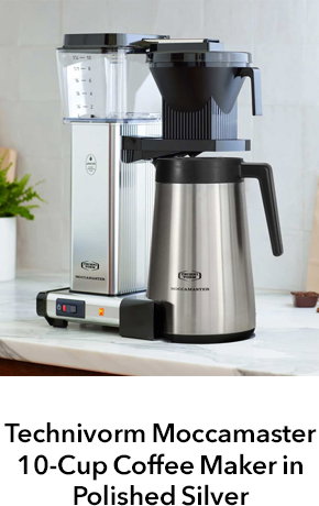 Technivorm Moccamaster KBGV Select 10-Cup Polished Silver Coffee Maker