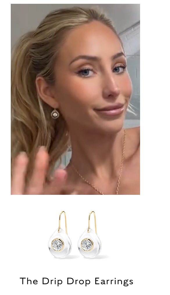 Alix Earle In the Drip Drop Earrings